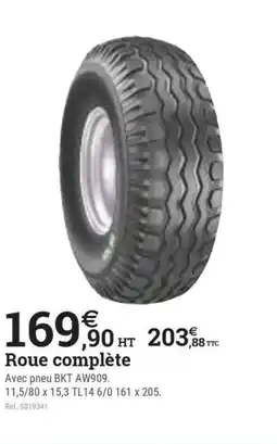 Espace emeraude Roue complète offre