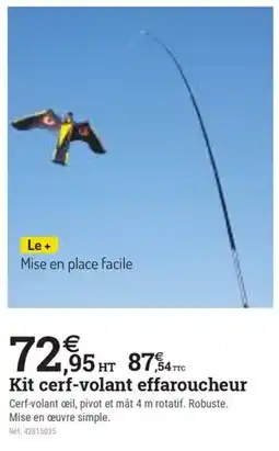 Espace emeraude Kit cerf-volant effaroucheur offre