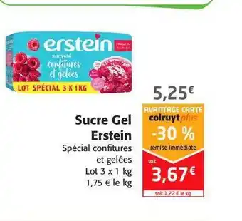Colruyt Sucre Gel Erstein offre