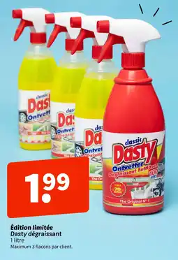 Wibra DASTY Édition limitée dégraissant offre