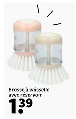 Wibra Brosse à vaisselle avec réservoir offre