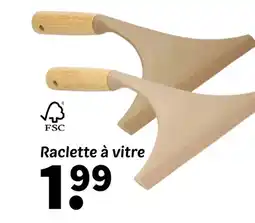 Wibra Raclette à vitre offre