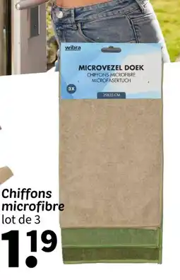 Wibra Chiffons microfibre offre