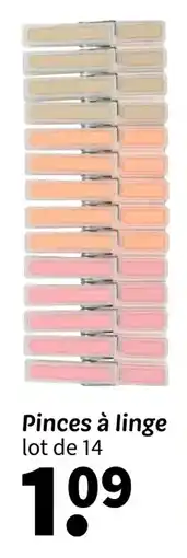 Wibra Pinces à linge offre