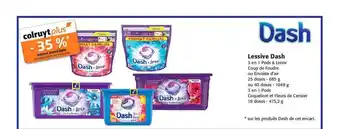 Colruyt Lessive Dash offre