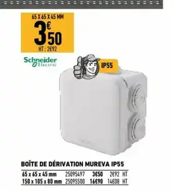 Brico Cash Boite De Dèrivation Mureva IP55 offre