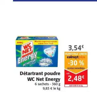 Détartrant Poudre Wc Net Energy