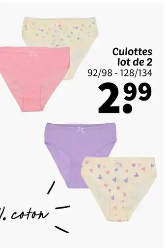 Wibra Culottes offre
