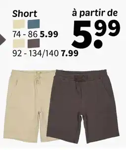 Wibra Short offre