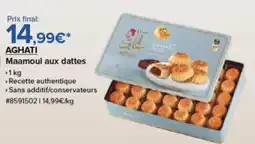 Costco AGHATI Maamoul aux dattes offre