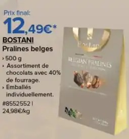 Costco BOSTANI Pralines belges offre