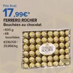 Costco FERRERO ROCHER Bouchées au chocolat offre