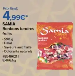 Costco SAMIA Bonbons tendres fruits offre
