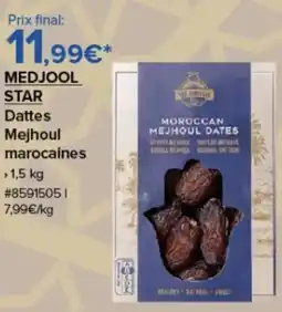 Costco MEDJOOL STAR Dattes Mejhoul marocaines offre