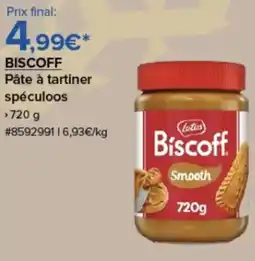 Costco BISCOFF Pâte à tartiner spéculoos offre