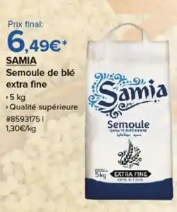 Costco SAMIA Semoule de blé extra fine offre