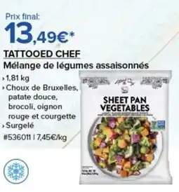 Costco TATTOOED CHEF Mélange de légumes assaisonnés offre