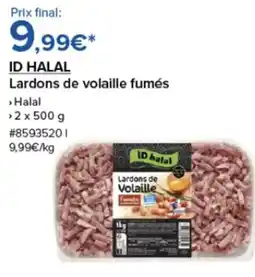 Costco ID HALAL Lardons de volaille fumés offre