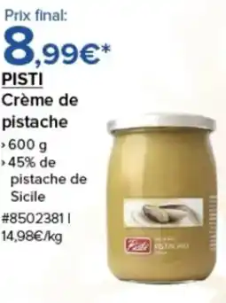 Costco PISTI Crème de pistache offre