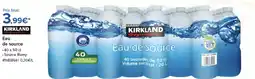 Costco KIRKLAND Eau de Source offre