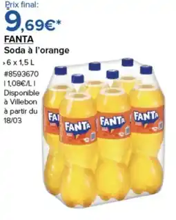 Costco FANTA Soda à l'orange offre