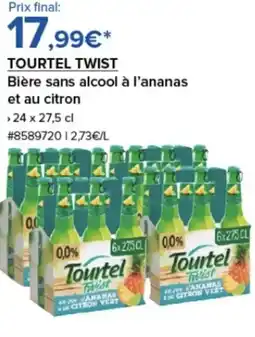 Costco TOURTEL TWIST Bière sans alcool à l'ananas offre