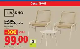 Lidl LIVARNO Mobilier de jardin offre