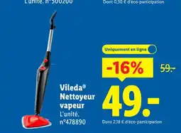 Lidl VILEDA Nettoyeur vapeur offre
