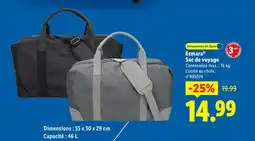 Lidl ESMARA Sac de voyage offre