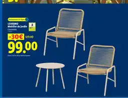 Lidl LIVARNO Mobilier de jardin offre