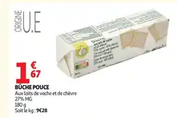 Auchan Bûche pouce offre