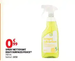 Auchan Spray nettoyant multi surfaces pouce offre