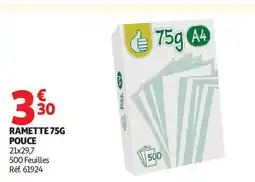 Auchan Ramette pouce offre