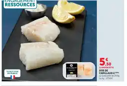 Super U U Dos de cabillaud offre
