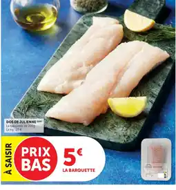 Super U Dos de julienne offre