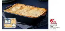 Super U Lasagne de thon offre