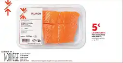 Super U Pave de saumon prix mini offre