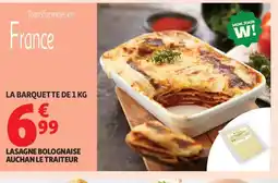 Auchan Supermarché AUCHAN LE TRAITEUR Lasagne bolognaise offre