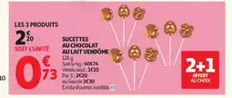 Auchan Supermarché VENDÔME Sucettes au chocolat au lait offre