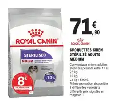 E.Leclerc Jardi ROYAL CANIN Croquettes chien stérilisé adulte medium offre