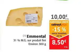 Colruyt Emmental offre