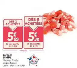 Promocash SIMPL Lardons offre