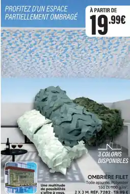 Shopix OMBRIÈRE FILET offre