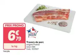 Promocash Travers de porc offre