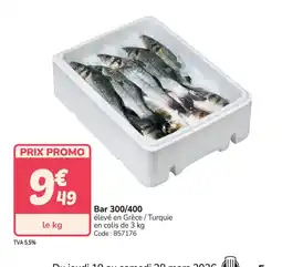 Promocash Bar 300/400 offre