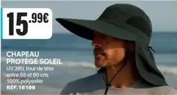 Shopix CHAPEAU PROTÈGE SOLEIL offre