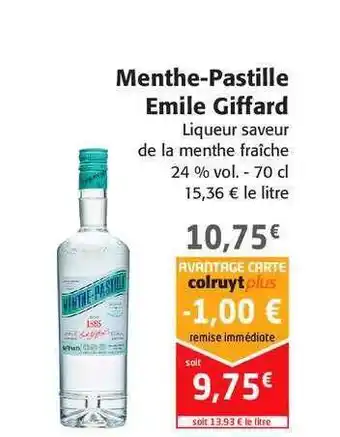 Menthe-pastille Emile Giffard