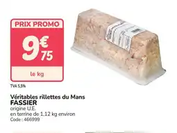 Promocash FASSIER Véritables rillettes du Mans offre