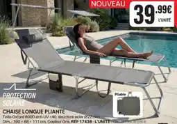 Shopix CHAISE LONGUE PLIANTE offre