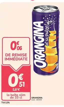 Promocash ORANGINA offre